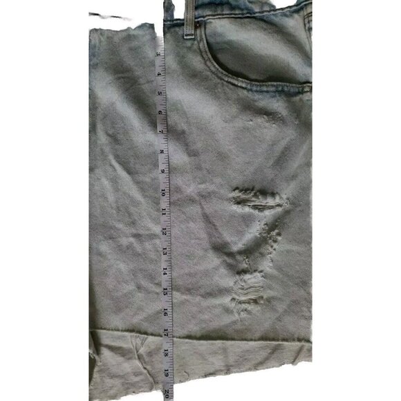 WILD FABLE Women's Plus Jean Shorts Size 28 Light Super High Rise Cut-Off NWT - Picture 11 of 11